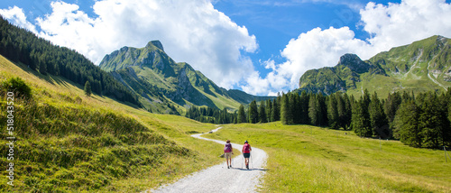 Switzerland hiker in the mountain ( Gantrisch) photo