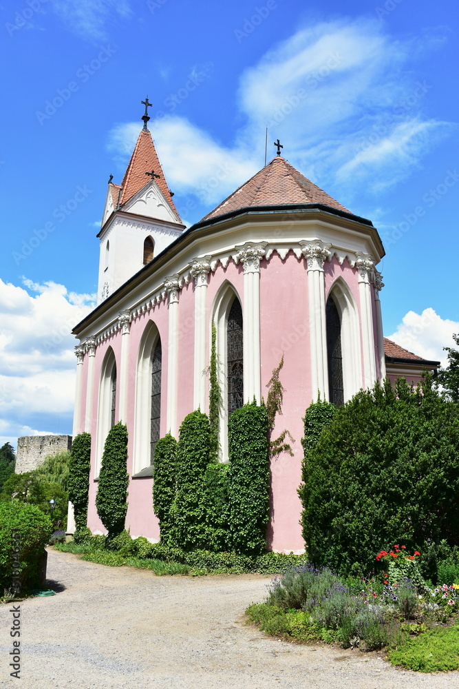 church of Ascension Virgin Mary in village Bitov,Czech republic