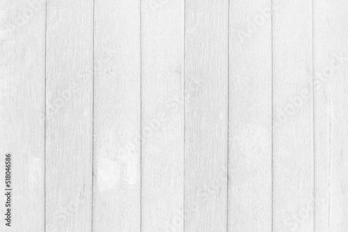 Old white wood plank texture background. Top view of white wooden table