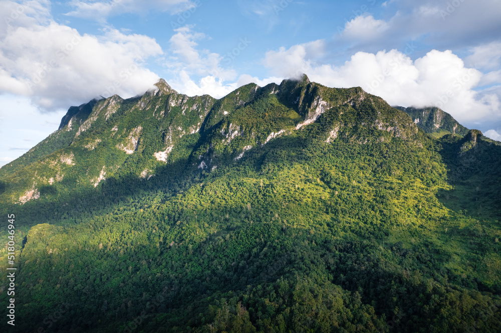 Green mountain view at Chiang Dao Green mountain view at Chiang Dao