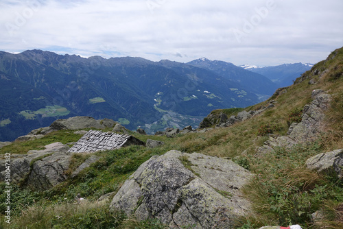 Almhuette bei Giggelberg im Vinschgau