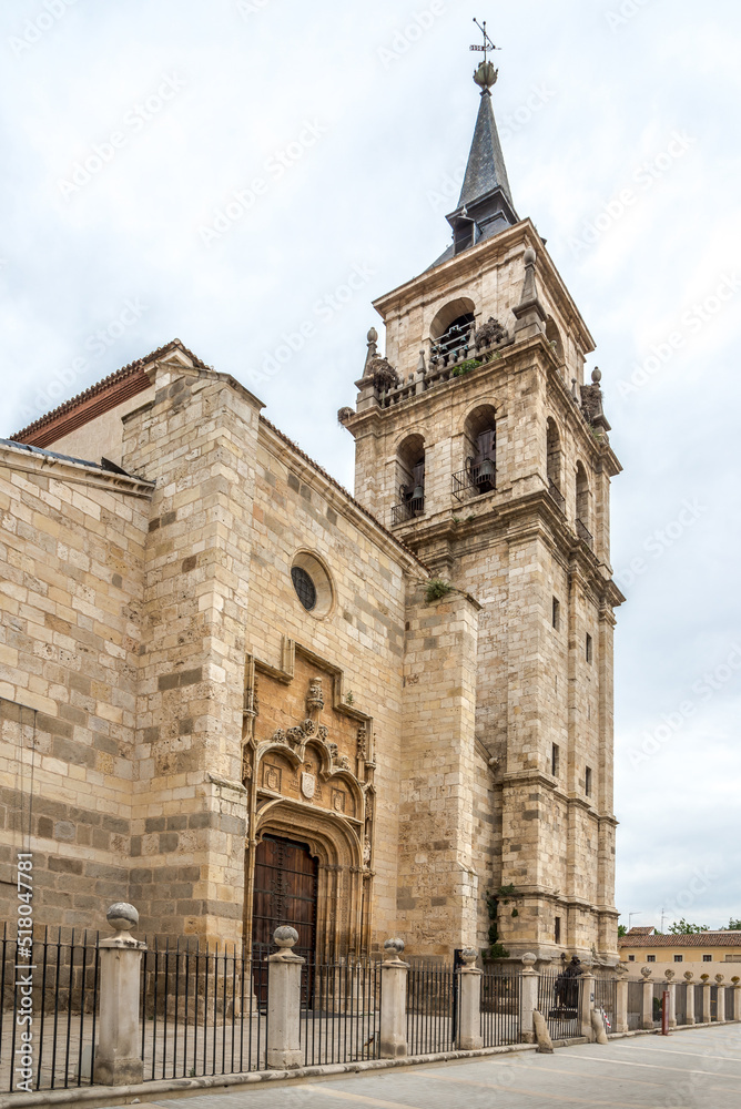 View at the Cathedral of Saint Justus in the streets of Alcala de Henares - Spain