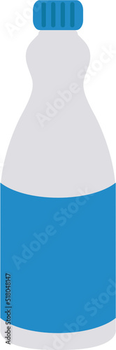 Laundry Whitening Liquid Vector Cartoon Illustration