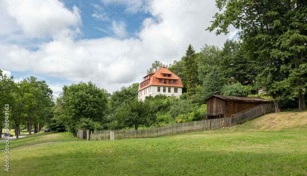 Fototapeta premium Viljandi city view,