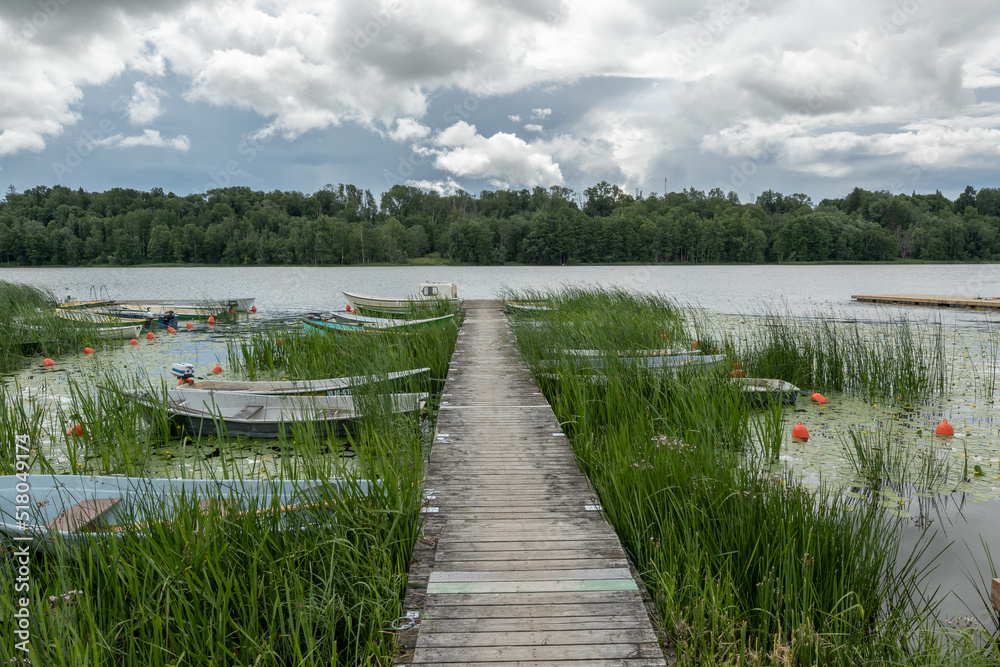 Obraz premium Lake Viljandi, europe, estonia
