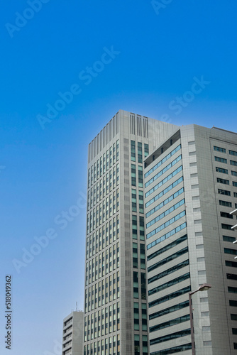 Office buildings around Nakanoshima area in Osaka, Japan