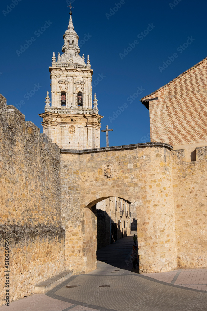 murallas medievales, Puerta de San Miguel, El Burgo de Osma, Soria,  comunidad autónoma de Castilla y León, Spain, Europe
