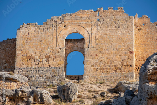 puerta califal, Castillo de Gormaz, Siglo X, Gormaz, Soria, Comunidad Autónoma de Castilla, Spain, Europe photo