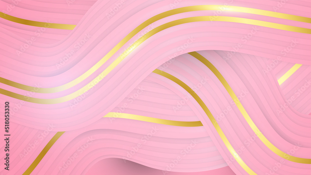 Luxury pink gold abstract background. Vector illustration for presentation design. Can be used for business, corporate, institution, party, festive, seminar, flyer, texture, wallpaper, and pattern. Luxury pink gold abstract background. Vector illustration for presentation design. Can be used for business, corporate, institution, party, festive, seminar, flyer, texture, wallpaper, and pattern.
