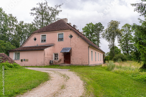 traditional manor in estonia, europe © Urmas