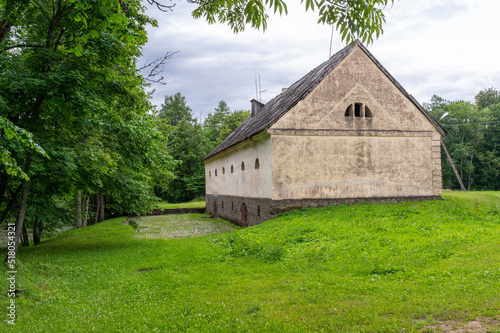 traditional barn in estonia, europe