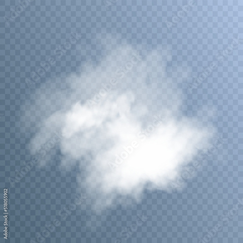 Textured special effects of steam, smoke, fog, clouds. Vector isolated smoke PNG
