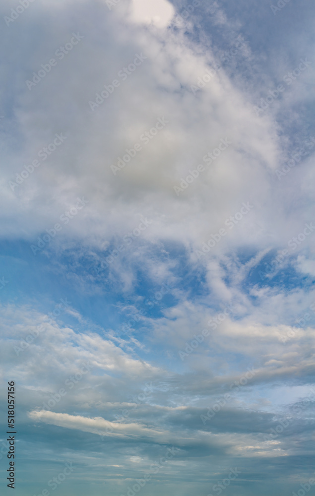 Fantastic clouds against blue sky, panorama Fantastic clouds against blue sky, panorama