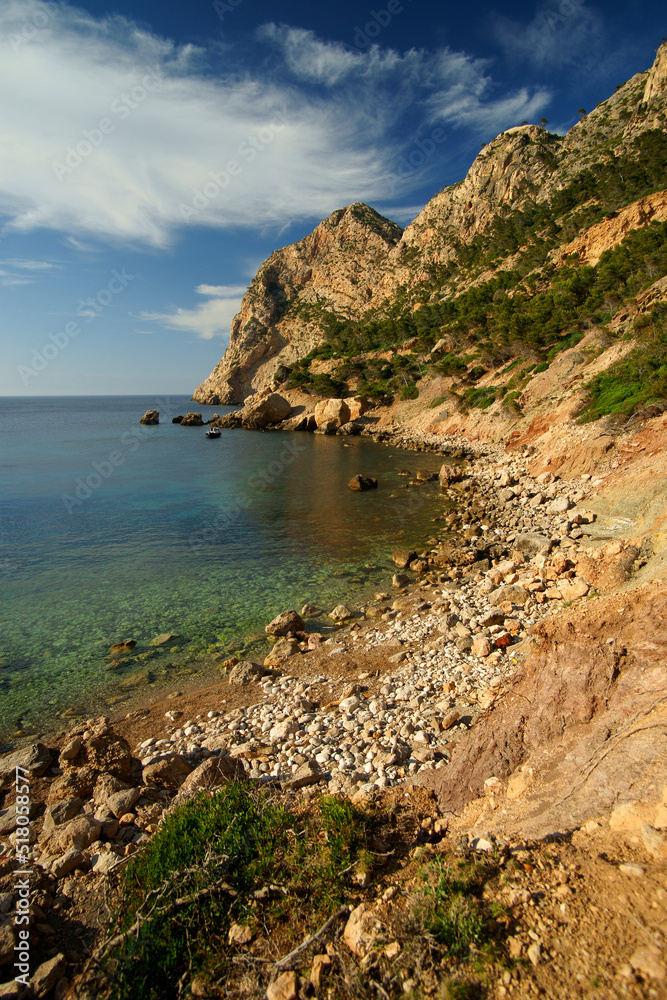 Cala en Basset. Morro de Sa Ratjada.Andratx. Ponent.Mallorca.Illes Balears.España.