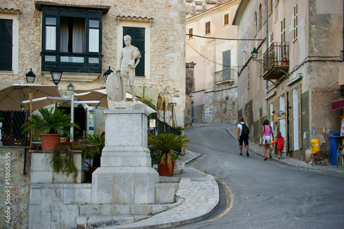 Estatua del ciclista Francisco Alomar. Sineu.Es Pla.Mallorca.Illes Balears.España. photo