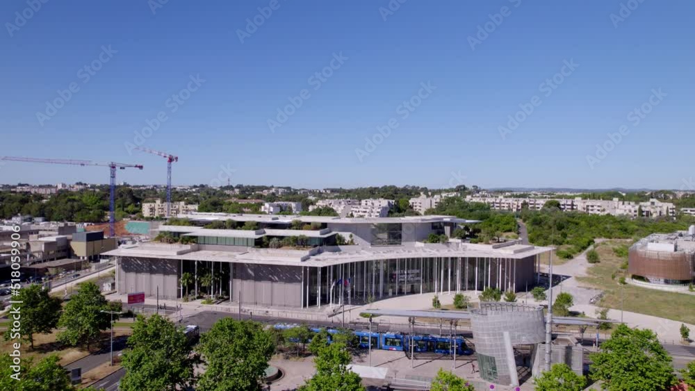 Modern building in the south of France. Modern building in the south of France.