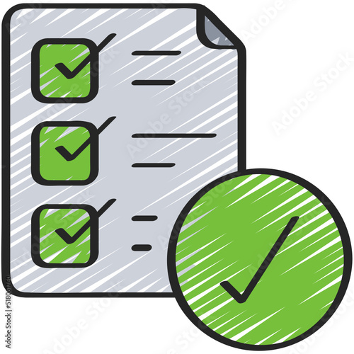 Completed Task List Icon