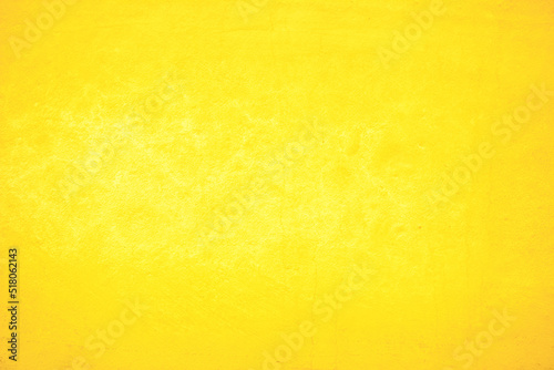 Concrete wall yellow color for texture background. Abstract grunge bright colorful.