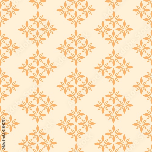 Seamless rhombus pattern. Hand-drawn elements. Vector image.