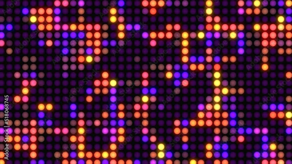 Strobing disco light loop animation. retro club lights animation in 4K 60 fps. High-quality asset.
Strobing disco light loop animation. retro club lights animation in 4K 60 fps. High-quality asset.