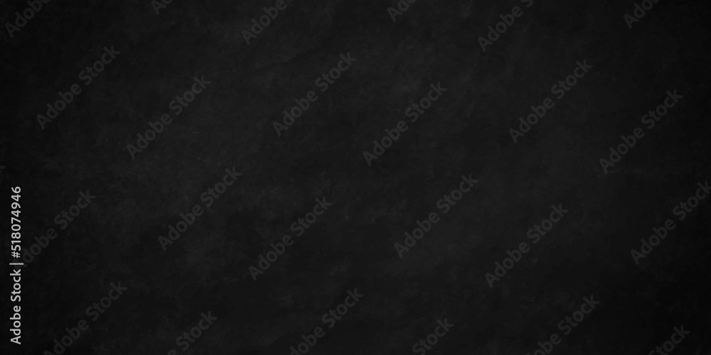 Dark Black backdrop grunge background with marble stone texture in old vintage paper design. panorama old vintage grunge texture, marbled black painted background illustration.