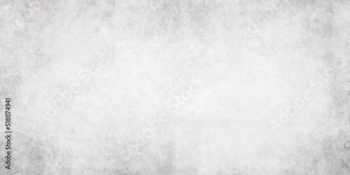 Hand painted white concrete watercolor background. Blotches of gray paint with watercolor paper texture grunge. Abstract cloudy border design. white background with gray vintage marbled texture.