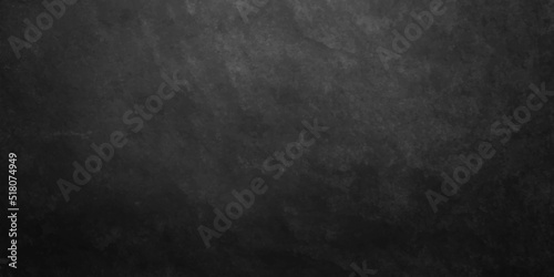 Black backdrop grunge background with marble stone texture in old vintage paper design. panorama old vintage grunge texture, marbled black painted background illustration.
