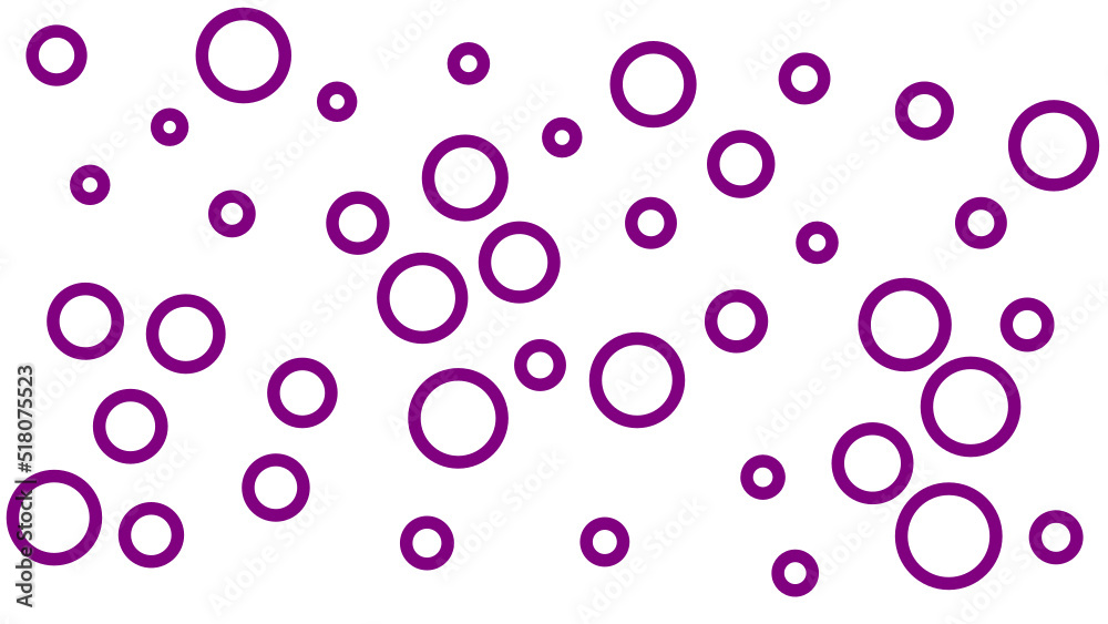 Circle Scatter Ring. Velvet Violet scattered in a round isolated on white background. Circle Scatter Ring. Velvet Violet scattered in a round isolated on white background.