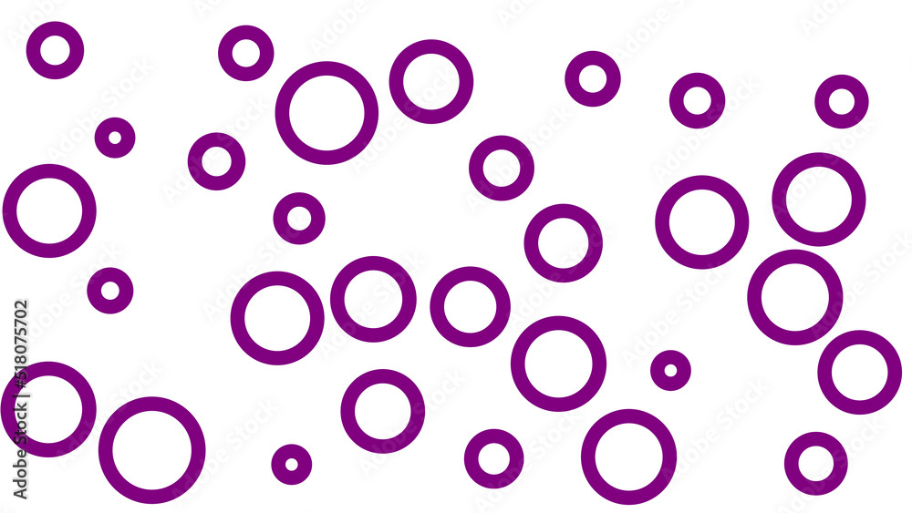 Circle Scatter Ring. Velvet Violet scattered in a round isolated on white background. Circle Scatter Ring. Velvet Violet scattered in a round isolated on white background.
