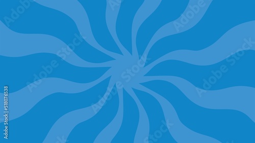 wavy ray background focus on center. focus wavy blue. can use for comic background or for  background to show your product