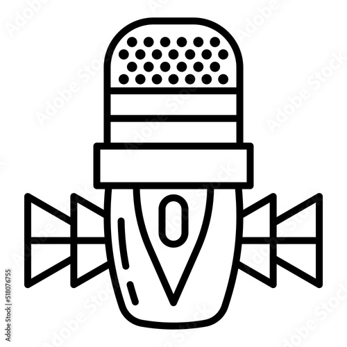 mic icon with transparent background