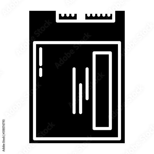 ssd storage icon with transparent background