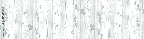 Vector white wood panel texture for backgrounds or design. Rustic grayscale wooden wallpaper. White washed wood. Table top view. Wave line pattern.