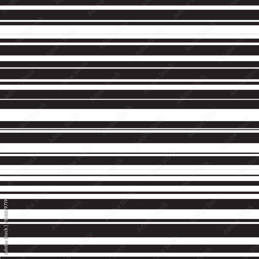 horizontal black lines of random thickness. Seamless pattern. Vector illustration horizontal black lines of random thickness. Seamless pattern. Vector illustration