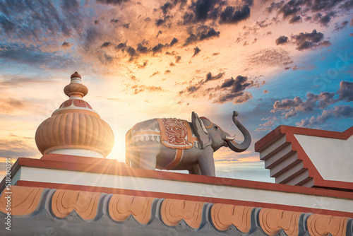 hindu temple details photo