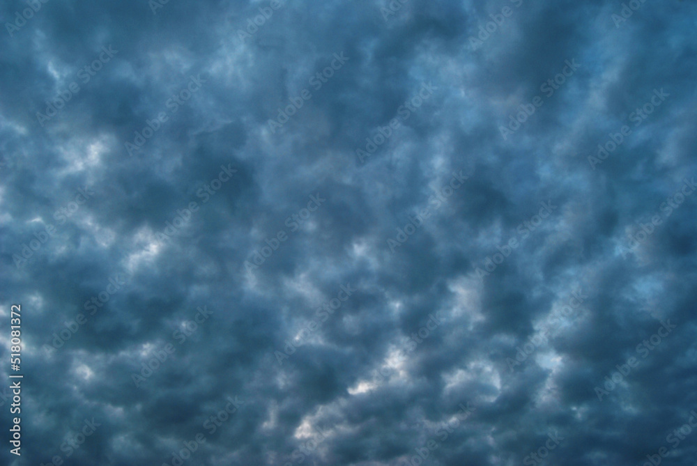 Dramatic stormy cloudy sky surface