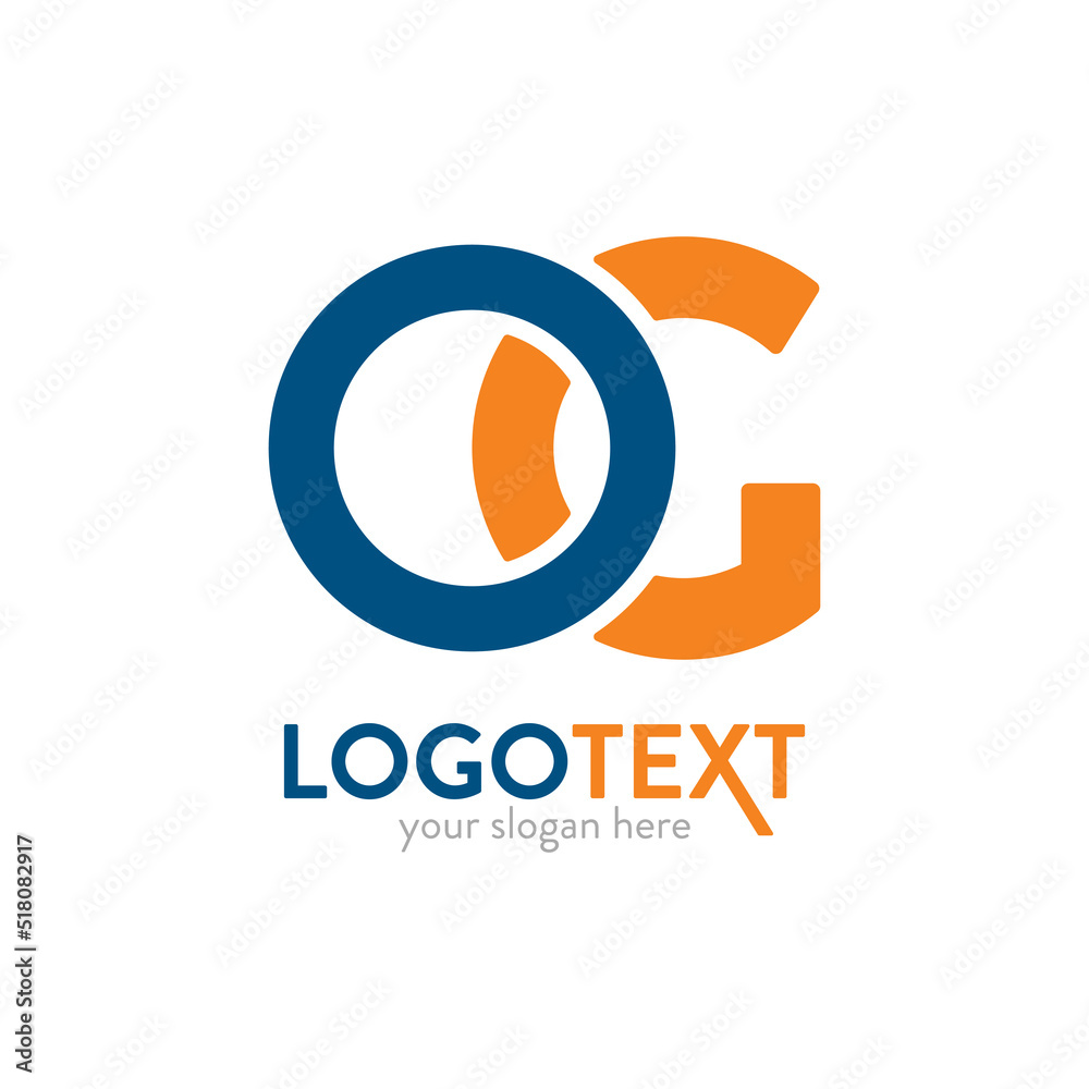 Fototapeta premium Modern og abstract logo template. alphabet og logo for business, restaurant, hotel, fashion.
