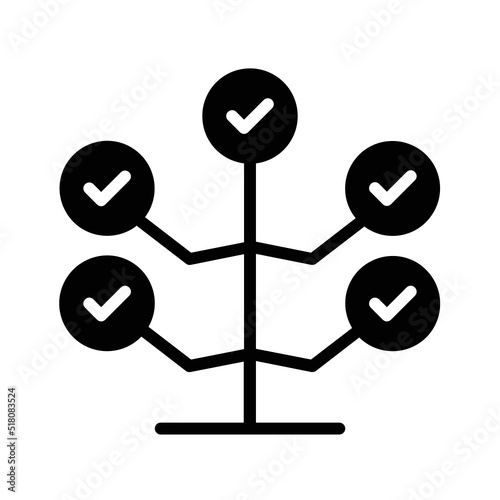 Solid icon for Decision icon
