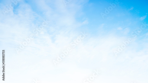 Blue sky background and white clouds soft focus at Phuket Thailand.