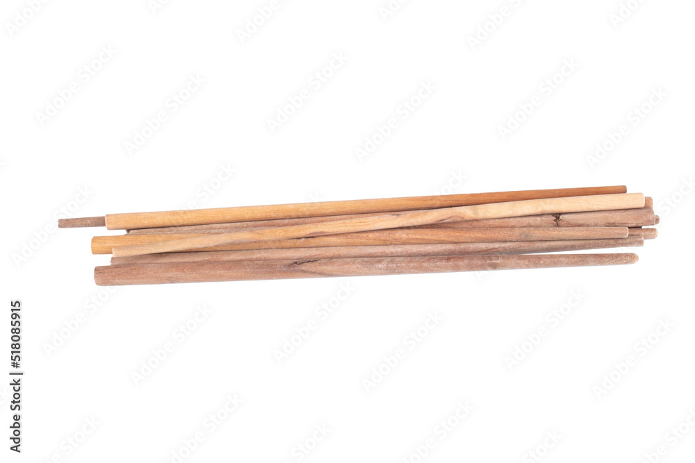 chopstick pile isolated on white background chopstick pile isolated on white background