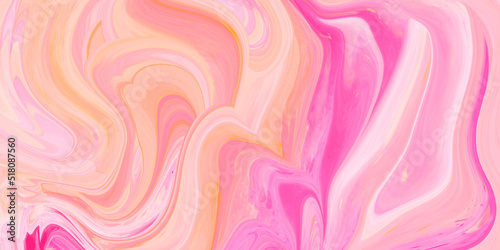 Luxurious colorful liquid marble surfaces design. Abstract pink acrylic pours liquid marble surface design. Beautiful fluid abstract paint background. close-up fragment of acrylic painting on canvas. 