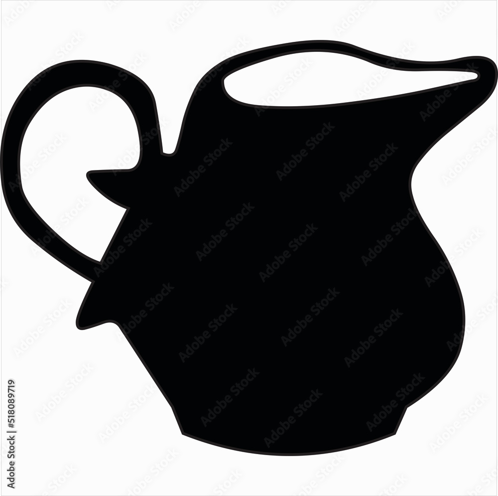 Vector, Image of teapot icon silhouette, black and white color, with transparent background
Vector, Image of teapot icon silhouette, black and white color, with transparent background