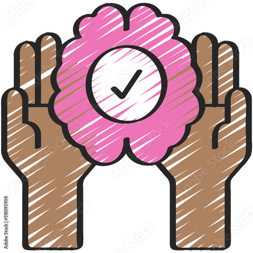 Give Mental Help Icon