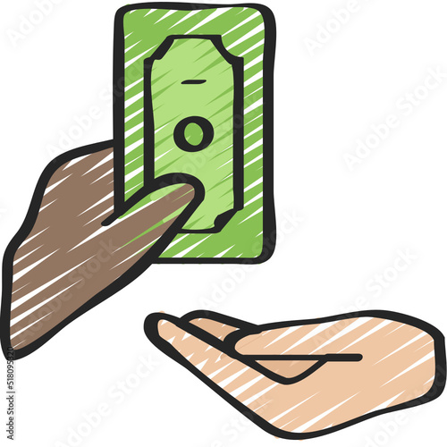 Borrower And Lender Icon