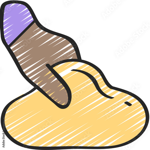 Kneading Dough Icon
