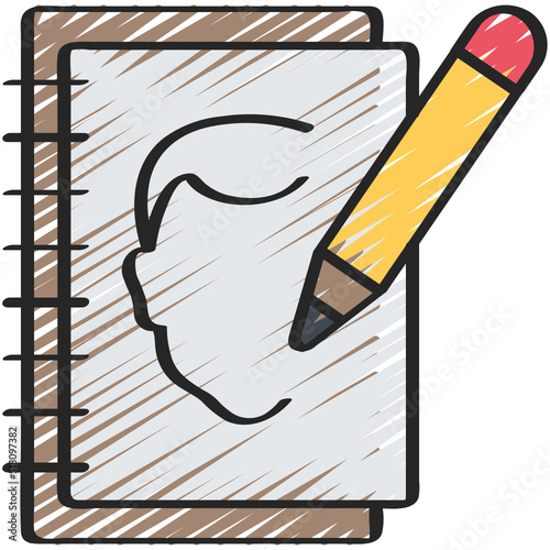 Police Sketch Artist Icon