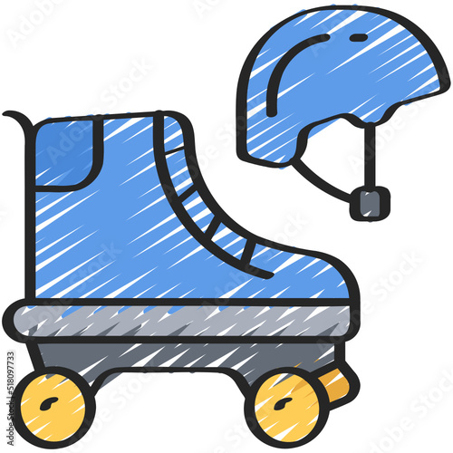 Roller Skating Icon