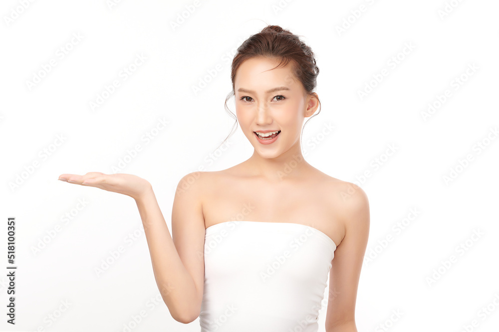 Beautiful young asian woman with clean fresh skin on white background, Face care, Facial treatment, Cosmetology, beauty and spa, Asian women portrait. Beautiful young asian woman with clean fresh skin on white background, Face care, Facial treatment, Cosmetology, beauty and spa, Asian women portrait.