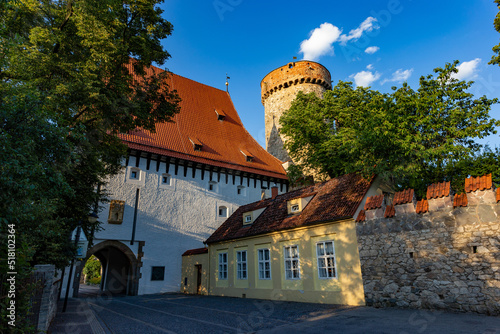 Historic Kotnov Tower in Tabor, Czech Republic