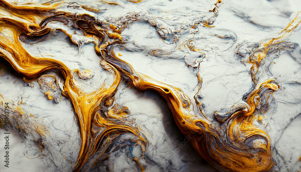 Fantastic Stains Of Acrylic Paint, The Effect Of Marble. Stock Photo,  Picture and Royalty Free Image. Image 102799367.